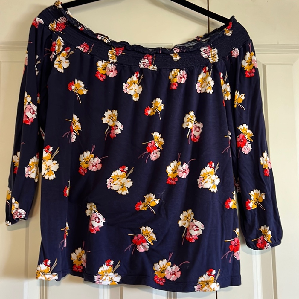 Old Navy 3/4 length sleeve off the shoulder top